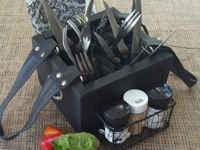 A Crafty Mix Recycled Picnic Basket